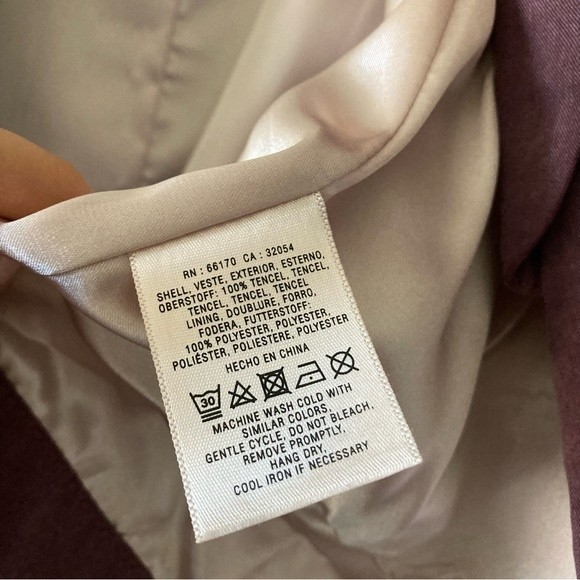 Anthropology Elevenses Plum jacket size 8 - Picture 4 of 7